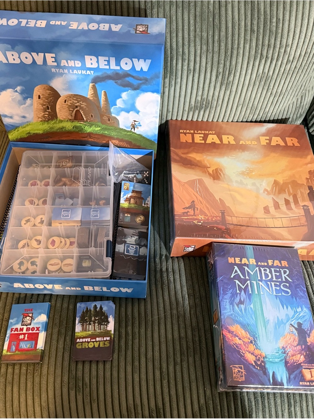 Above and Below Board Game with expansions